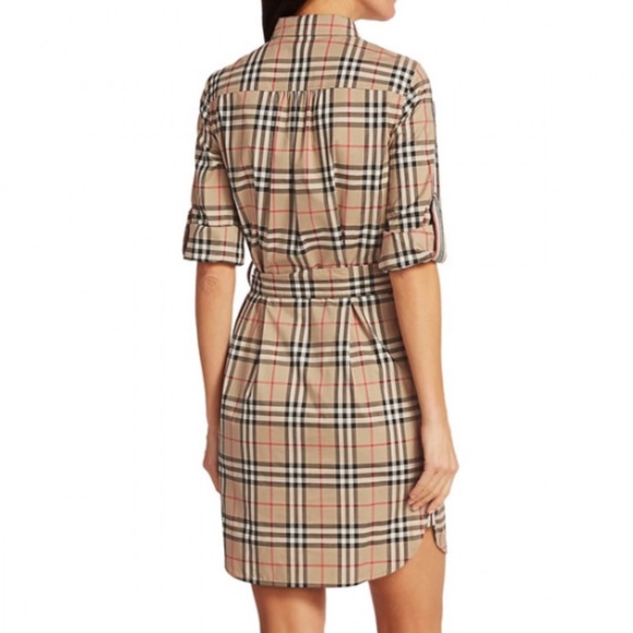 BURBERRY Giovanna Vintage Check Belted Shirtdress | UK 8 / US 6 - Picture 2 of 8